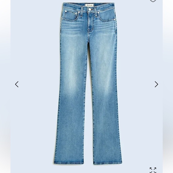 Madewell Petite Kick Out Full Length Jeans Merrigan Wash 30P NWT - Picture 4 of 9